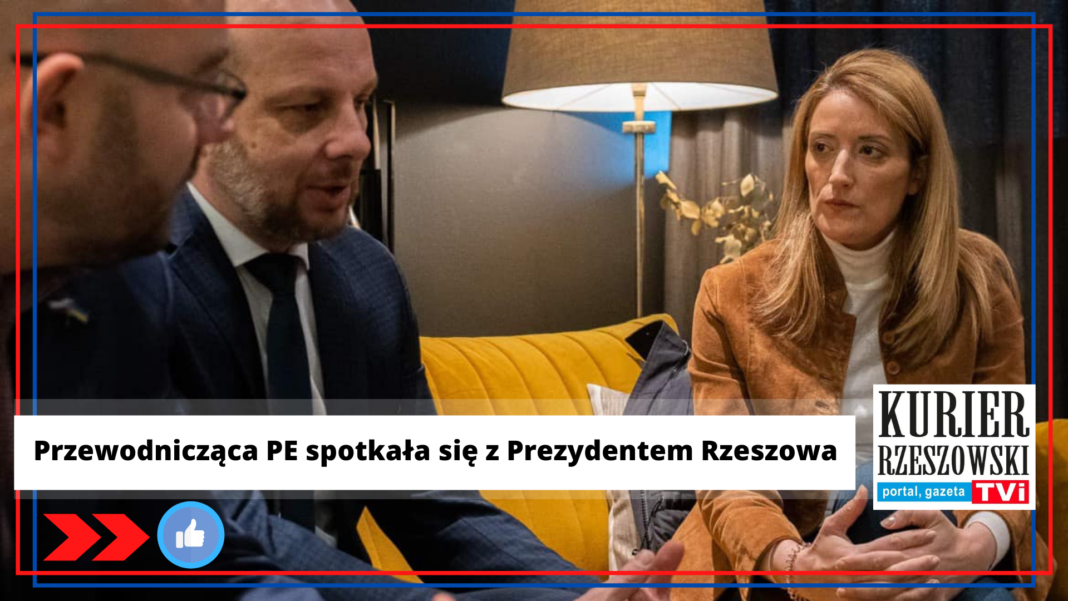 Przewodnicząca PE spotkała się z Prezydentem Rzeszowa